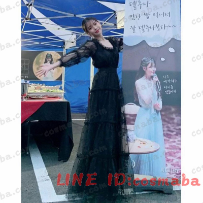 IU 韓国ドラマ　ホテルデルーナ　マンウォル（IU）ロングスカート 衣装